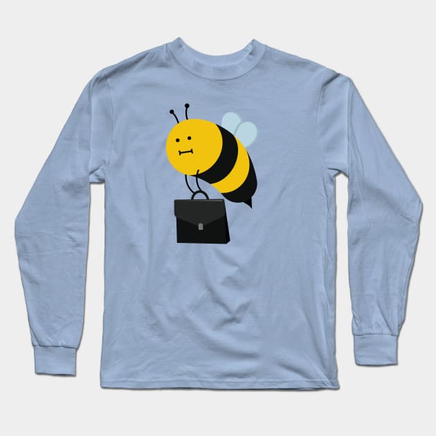 Kawaii Working Bee Long Sleeve T-Shirt by Marzuqi che rose